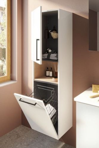 Шкаф-пенал Vitra Root 66237 40х160 подвесной цвет белый - фото 2