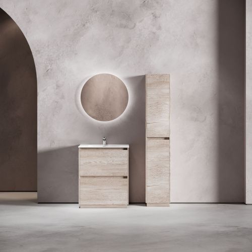 Тумба под раковину Sancos Libra Floor LB70FEG 70х50 напольная цвет коричневый - фото 2