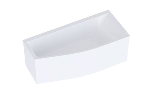 Ванна из литьевго мрамора Astra-Form Скат 01010015 170х75 пристенная асимметричная с ножками - фото 4