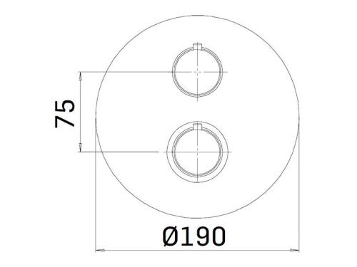 Смеситель для душа Mamoli Pico 3247PE000001 встраиваемый в стену хром - фото 2