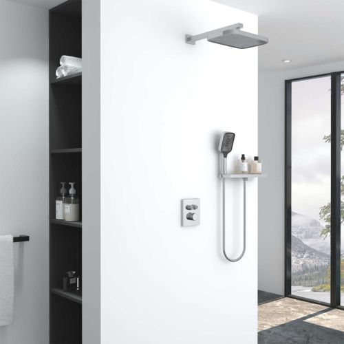 Душевая система Vincea VSFW-321MT1RCH встраиваемая в стену цвет хром с термостатом