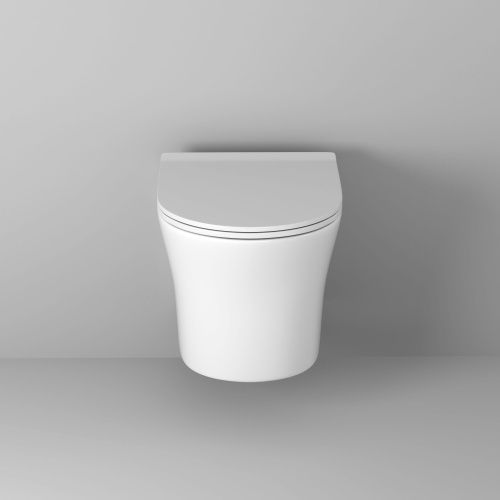 Унитаз подвесной Grossman Style GR-4475S белый с сиденьем микролифт безободковый каскадный смыв - фото 3