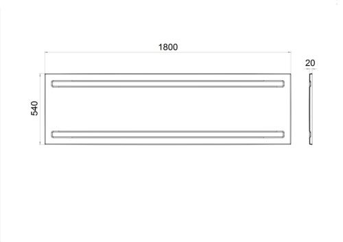 Экран фронтальный для ванны Niagara Atrio NG-A180 - фото 2