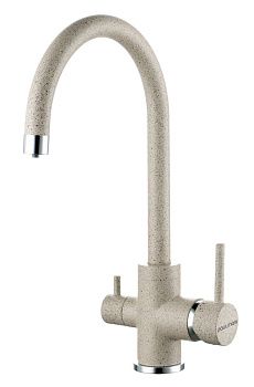 Смеситель для кухни Paulmark ESSEN Es213211-302 на мойку бежевый