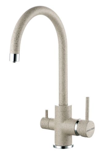 Смеситель для кухни Paulmark ESSEN Es213211-302 на мойку бежевый