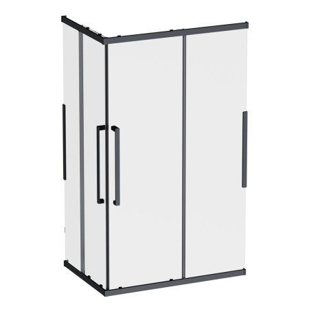 Душевой уголок Am.Pm Func W84G-403-12080-BТ 120х80 стекло прозрачное профиль черный без поддона