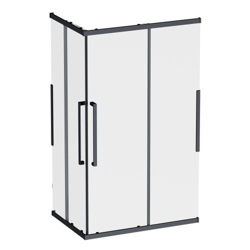 Душевой уголок Am.Pm Func W84G-403-12080-BТ 120х80 стекло прозрачное профиль черный без поддона - фото 2