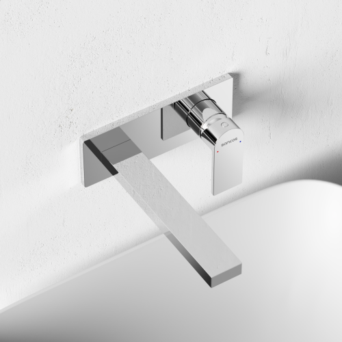 Смеситель для раковины Sancos Studio SC9017CH встраиваемый в стену хром - фото 2