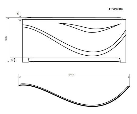 Фронтальная панель Timo FPVINO15R