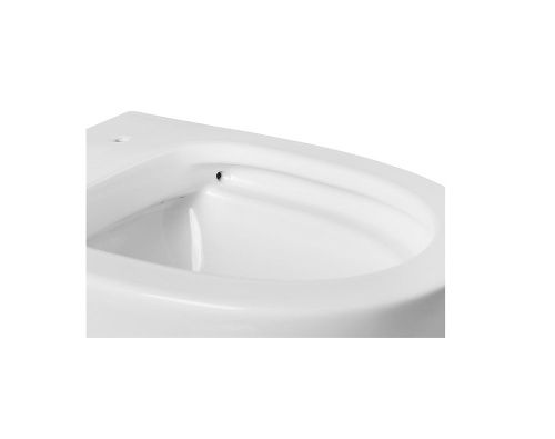 Унитаз подвесной Aquatek НИКА AQ2009-00 белый с сиденьем микролифт безободковый каскадный смыв - фото 4