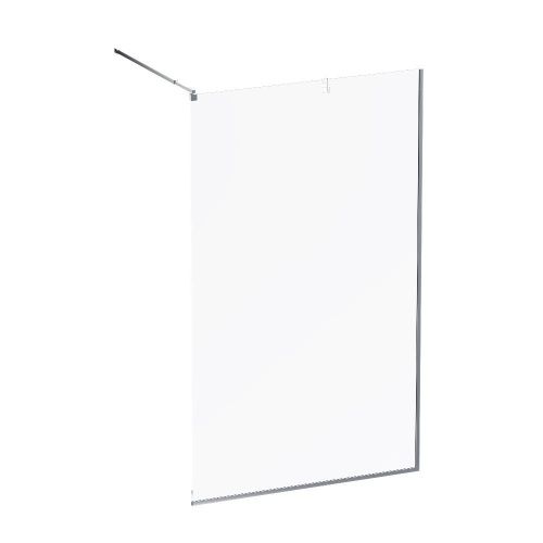 Душевая перегородка Am.Pm Func W84WI-120-F1-MTE 120х200 стекло прозрачное профиль хром - фото 2