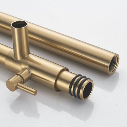 Душевая стойка Rose R1836G настенная цвет золото - фото 5