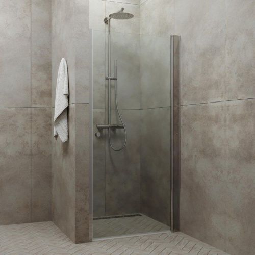 Душевая дверь Тритон Уно Щ0000036858 90х185 стекло прозрачное профиль хром - фото 3