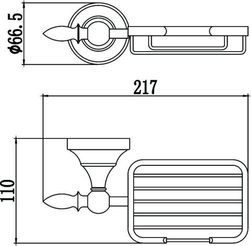 Мыльница Savol S-06832A - фото 3