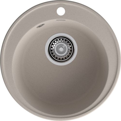 Кухонная мойка Granfest Quarz 08 песочный 50х50 цвет бежевый поверхность матовая