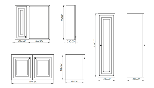 Тумба с раковиной Creavit Kayra KY0100.42.MAN 100х40 - фото 2