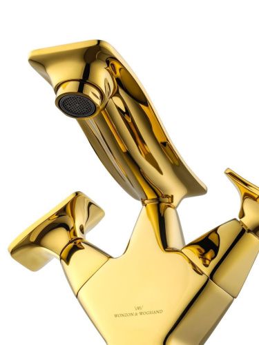 Смеситель Wonzon & Woghand Shakespeare WW-651101-DG на раковину золото - фото 2