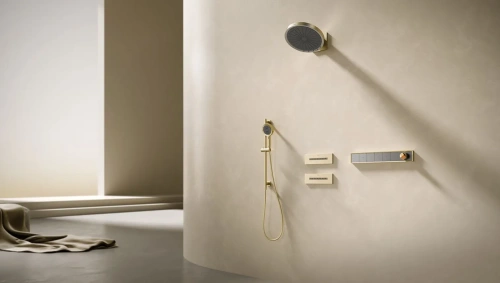 Душевая система Arrow ARQ14H889CG встраиваемая в стену цвет золото с термостатом - фото 2