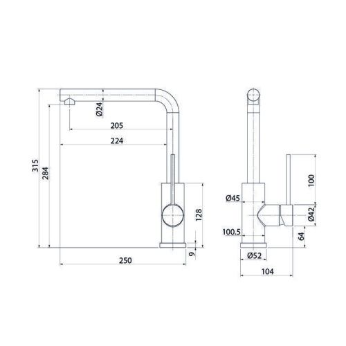 Смеситель для кухни IDDIS Rule RULSTL0i05 на мойку сталь - фото 3