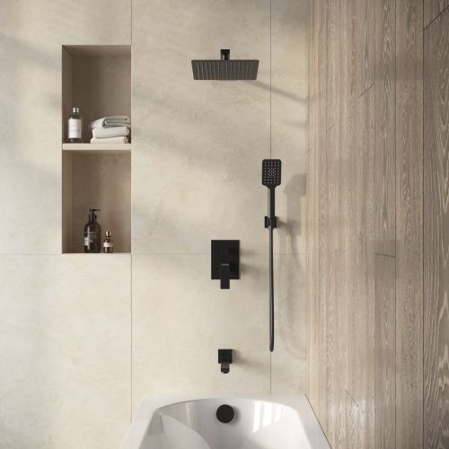 Душевая система Grossman Style 501.K35.05.210 встраиваемая в стену цвет черный - фото 4