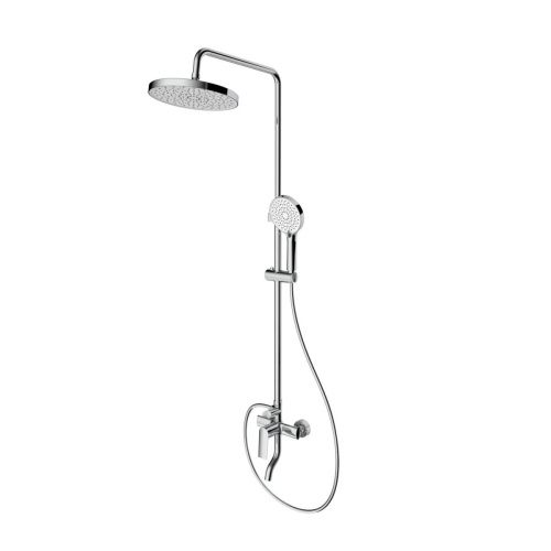 Душевая стойка Splenka S50.24 настенная цвет хром - фото 2