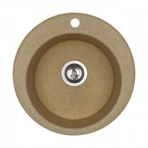 Кухонная мойка Aquaton Шелли 1A734732SS220 50х50 цвет бежевый - фото 2