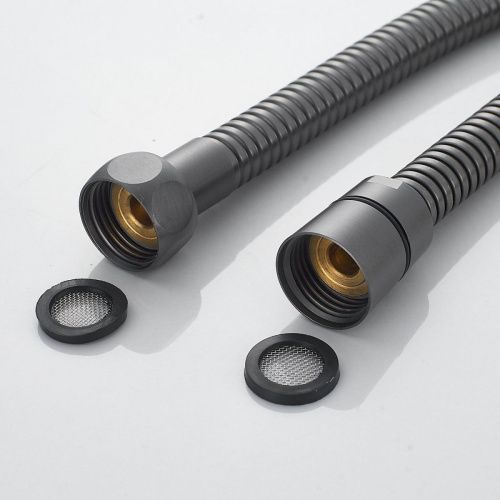 Душевая стойка Raffine F3696T настенная цвет оружейная сталь - фото 5