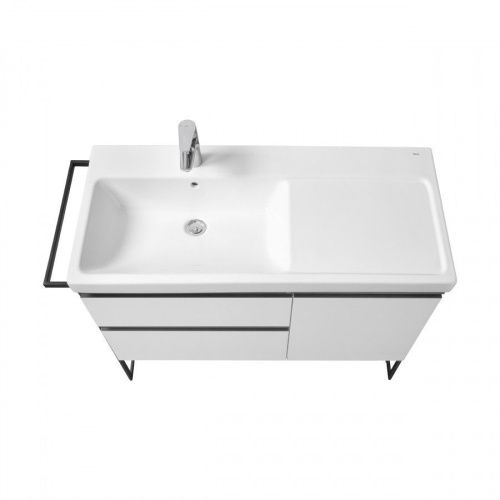 Тумба под раковину Roca Domi 7857626806 100х50 подвесная цвет белый - фото 5