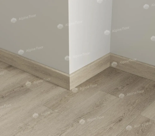 Напольный плинтус Alpine Floor Parquet Light SK 11-27 Бежевый толщина 1.25 см 2200х80 - фото 2
