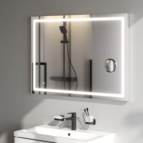 Зеркало с подсветкой Am.Pm Gem M91AMOX1003WG 100х70 подвесное - фото 4