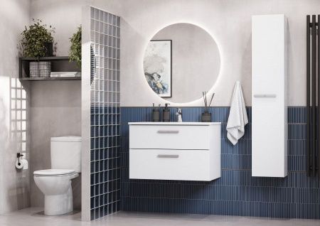 Тумба под раковину Roca Victoria A857470806 80х50 подвесная цвет белый