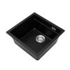 Кухонная мойка Grandex Aqua 500105 45х45 цвет черный поверхность матовая