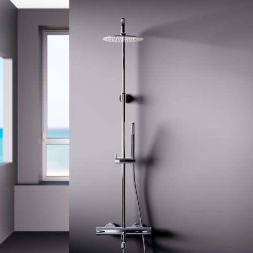 Душевая стойка Damixa Scandinavian Pure 936810000 настенная цвет хром - фото 4