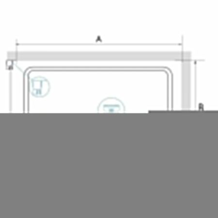 Душевой уголок RGW Classic 320948159-014 150х90 стекло прозрачное профиль черный без поддона