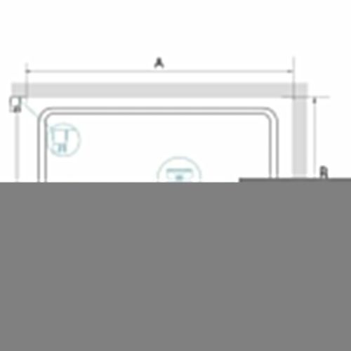 Душевой уголок RGW Classic 32094895-014 150х90 стекло прозрачное профиль черный без поддона - фото 5