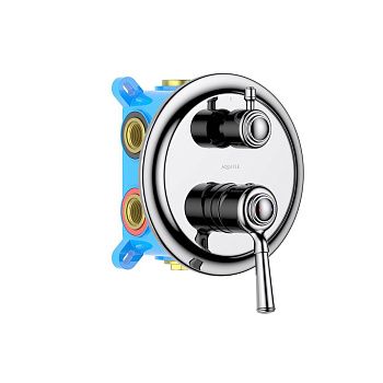 Смеситель для ванны Aquatek КЛАССИК AQ1547CR встраиваемый в стену хром