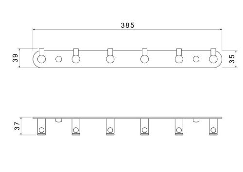 Крючок для ванны Aquatek ЕВРОПА AQ4124BG - фото 2