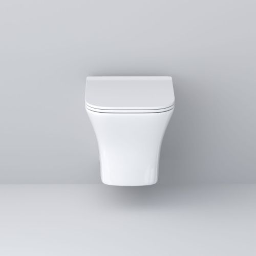 Унитаз подвесной Grossman Galaxy GR-4476S белый с сиденьем микролифт безободковый каскадный смыв - фото 3