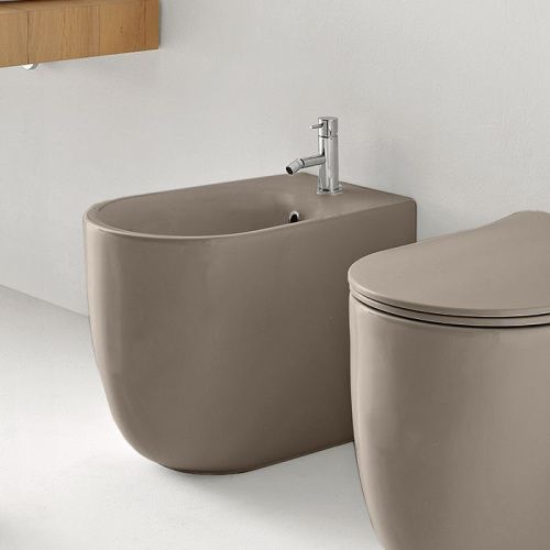 Биде напольное Kerasan Nolita 532081*1 цвет коричневый