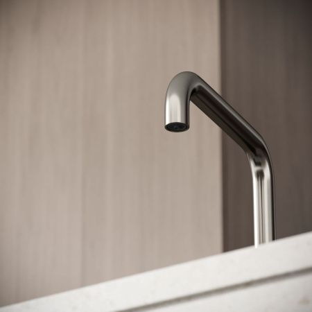 Смеситель для кухни Sancos Vela SC4013GG на мойку вороненая сталь