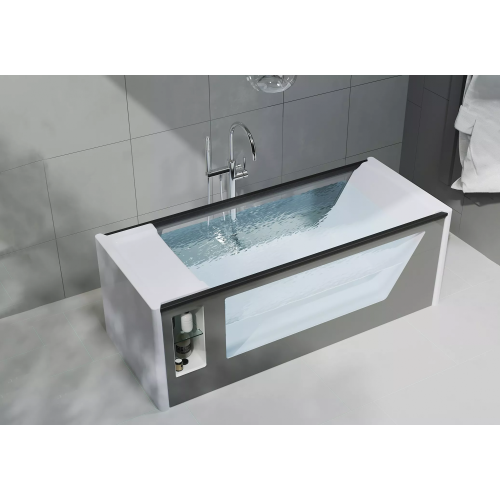 Ванна акриловая Aima Design GENESIS 01ген1875 180х75 отдельностоящая прямоугольная с ножками и каркасом - фото 4