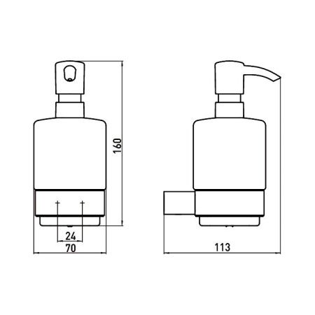 Дозатор Emco Loft 0521 016 00