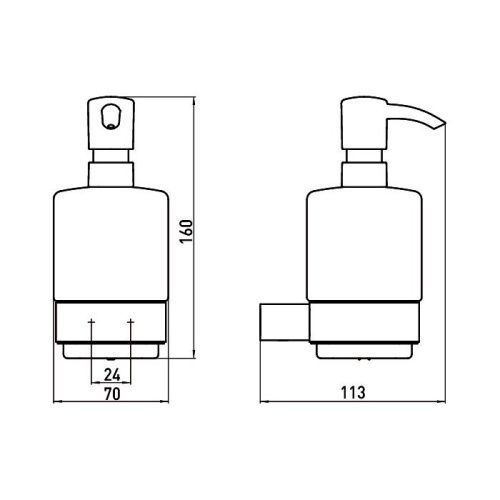 Дозатор Emco Loft 0521 016 00 - фото 2