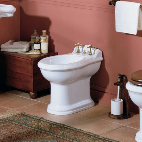 Биде напольное Azzurra Jubilaeum JUBIT0B0000MBI/(JUB500/M bi)*1 цвет белый