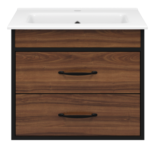 Тумба под раковину Misty Кедр П-Кед09060-011По 60х40 подвесная - фото 2