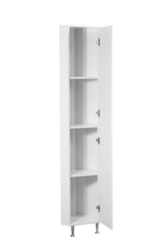 Шкаф-пенал Stella Polar Концепт угловой SP-00000147 30х180 напольный цвет белый - фото 4