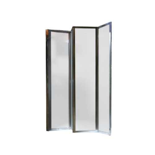 Душевая шторка на ванну Cerutti SPA BOUNA 130х140 стекло матовое профиль хром ориентация универсальная