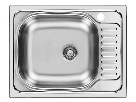 Кухонная мойка Ukinox Классика CLM560.435 ---5K 2L 45х55 цвет нержавеющая сталь поверхность матовая