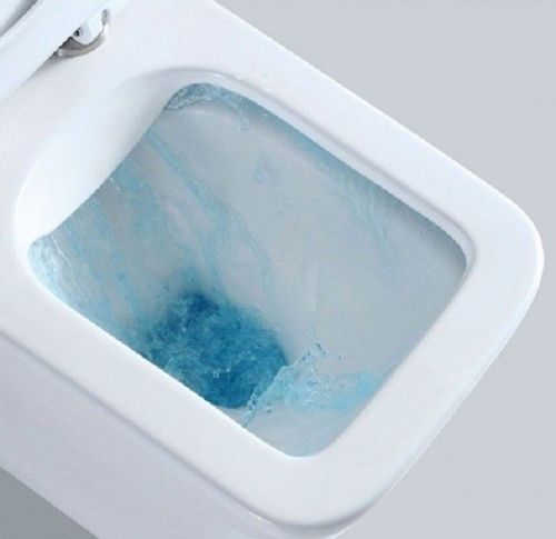 Унитаз подвесной CeramaLux 5171 белый с сиденьем микролифт каскадный смыв - фото 4