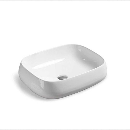 Раковина из сантехнического фарфора Vincea VBS-107 60х40 накладная цвет белый без отверстий под смеситель